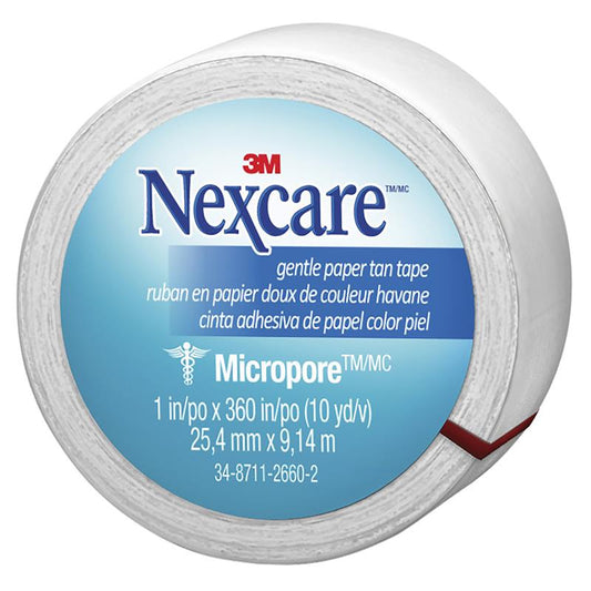 Nexcare Micropore Gentle Paper Tape – White